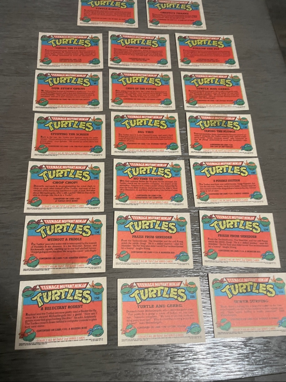 Teenage Mutant Ninja Turtles Trading Cards - Set of 20 - Picture 7 of 9